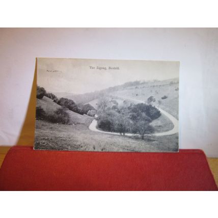 THE ZIGZAG, BOXHILL, Surrey. used antique postcard 1906 pm =