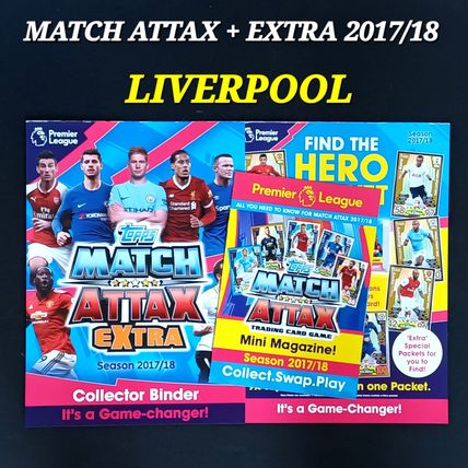Match Attax + Extra 2017 2018 Premier League Cards Liverpool MOTM Updates Boost