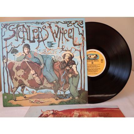 LP. 1973.STEALERS WHEEL.FERGUSLIE PARK,AM LH68209. LYRIC INNER.TRAN RED VINYL.NM