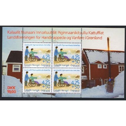 Greenland Disabled Society MS 1996 MNH SG#MS305