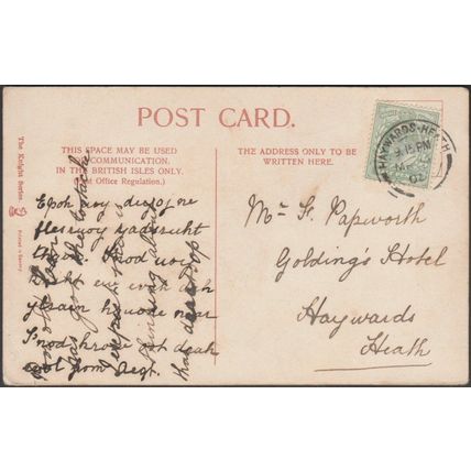 The Flying Dutchman, Great Western Railway, 1905 - Knight Brothers Postcard