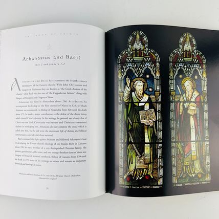 The Book Of Saints by Lesley Whiteside Hardcover Book