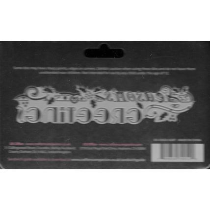 Crafter's Companion. Die'Sire. Season's Greetings Edging Die. Die Cutting