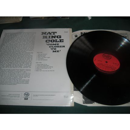 NAT KING COLE LP - COME CLOSER TO ME