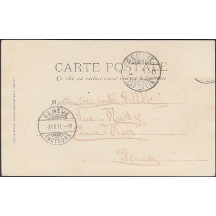 Tour de Champel, Genève, 1902 - Jullien Frères CPA JJ84