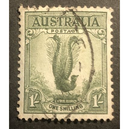 AUSTRALIA 1937 SG 0174'LYRE BIRD' USED