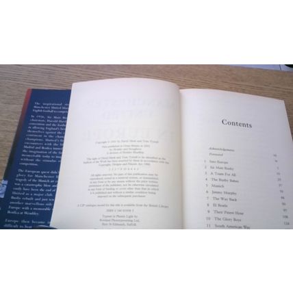 Manchester United in Europe: The Complete Journey 1956-2001 (First Edition H/B)