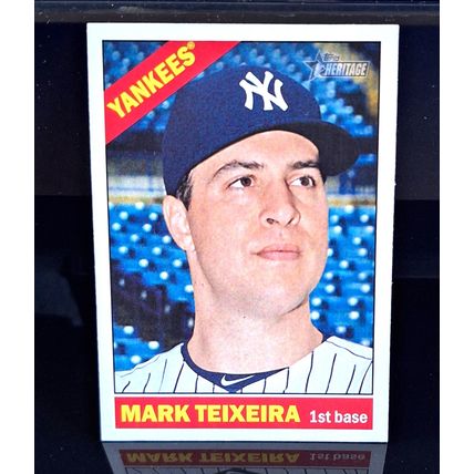 MARK TEIXEIRA 2015 TOPPS HERITAGE BASEBALL CARD #21