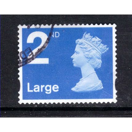 GB 2006 QE2 2nd Large Letter Blue Machin 2 bands SG 2652 ( A253 )