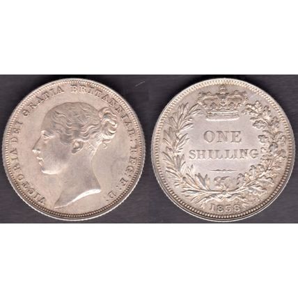 Great Britain. Victoria. Shilling 1838. EF. dy23774