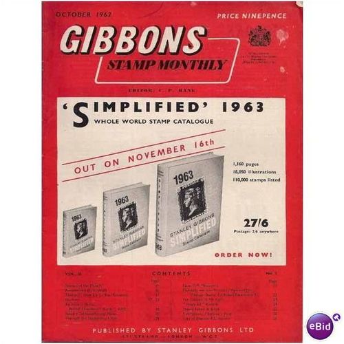 Stanley Gibbons Stamp Monthly October 1962