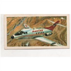 1972 Brooke Bond Teacard History of Aviation card No.40 Hawker Siddeley 125