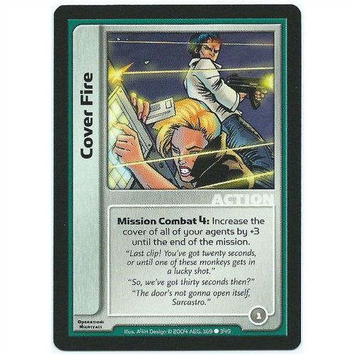 Spycraft CCG Operation Nightfall - 169/349 - Cover Fire