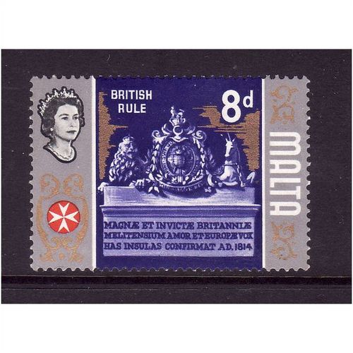 MALTA 1965 8d BRITISH RULE SG339 U/M MINT