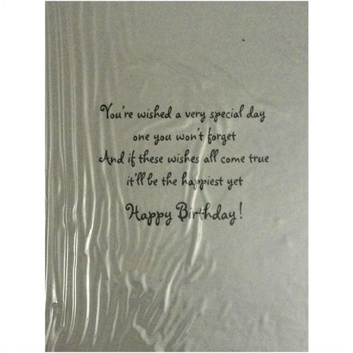 6th Birthday - Girls - Happy Birthday 6 - Glitter Card
