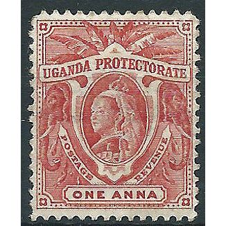 Uganda 1898 SG84 1a Scarlet Mounted Mint .. ..