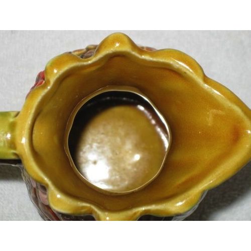 Vintage Hawaii Ceramic Souvenir Pineapple Pitcher with Lei