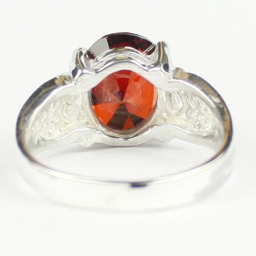 Garnet CZ, 925 Sterling Silver Ladies Ring, SR369