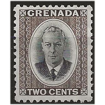 Grenada 1951 SG174 2c Black & Brown Mounted Mint . ..