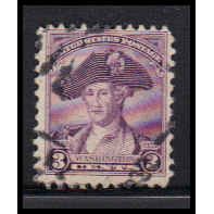 Used 708 3c George Washington Barely Clears Z0578