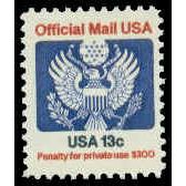 O129 13c Eagle Fine MNH G0612