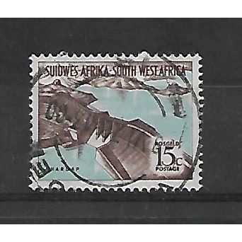 SouthWestAfrica.SG182 15c Hardap Dam.Fine Used.May21d