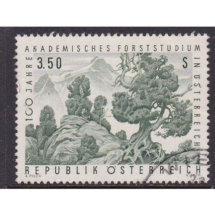 AUSTRIA 1967 CENTENARY UNIVERSITY FORESTRY STUDIES USED SG1510