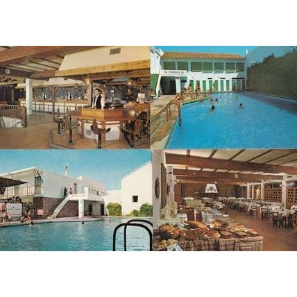 Mota Del Cuervo Spain Motel Hotel 4x Postcard s
