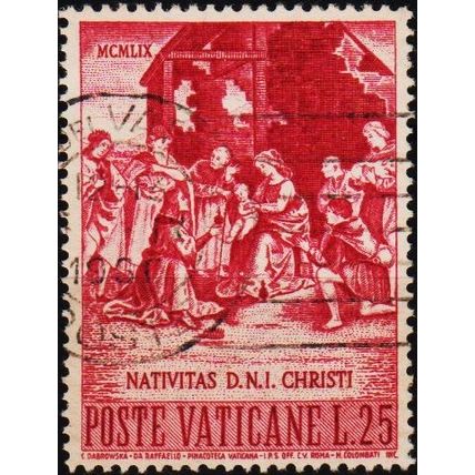 Vatican City. 1959 25L S.G.309 Used
