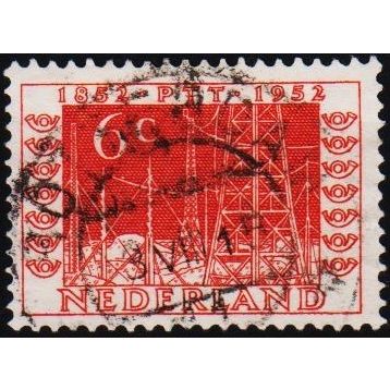 Netherlands. 1952 6c S.G.755 Used