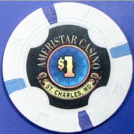 Ameristar. $1 Casino Chip. St Charles, MO. Z07.