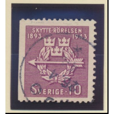 Sweden Stamp Scott #344, Used