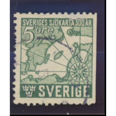 Sweden Stamp Scott #348, Used