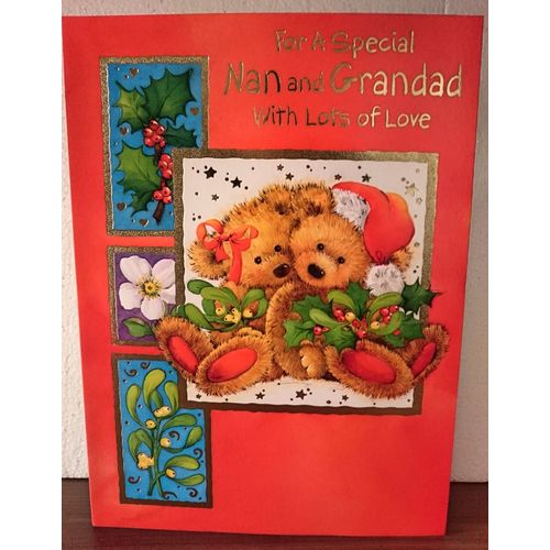 Large Christmas Cards - Nan & Grandad
