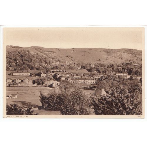 Settle from the North West Postcard Yorkshire 65373