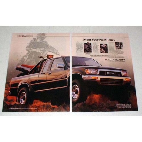 1988 Toyota 4x4 Xtracab SR5 V6 Truck Ad!
