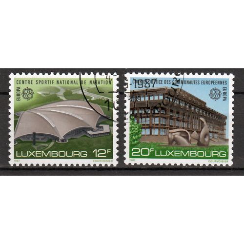 Luxemburg Europa Cept 1987 gestempeld