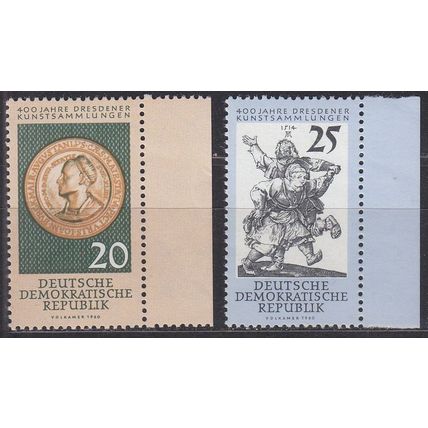 GERMANY DDR [1960] MiNr 0791-92 ( **/mnh ) Kunst