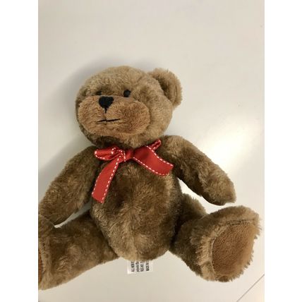 NEW ProFlowers Teddy Bear Toy Plush 8" Stuffed Animal with Red Bow Item# BE1653