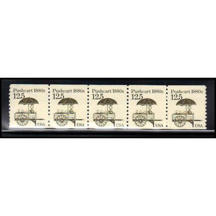 2133 12.5c Pushcart Very Fine MNH Dry Gum PNC 1/5 X2233