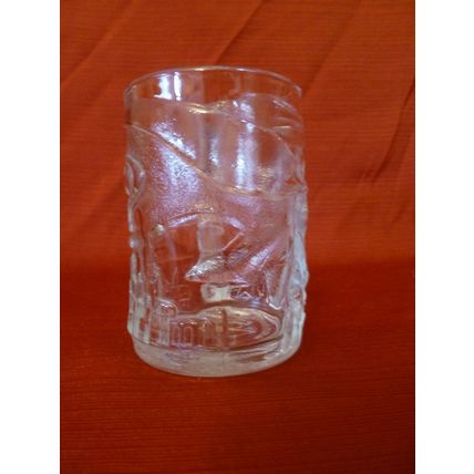 PAIR OF COLLECTIBLE BATMAN FOREVER GOTHAM CITY GLASS MUGS McDONALD'S PREMIUM