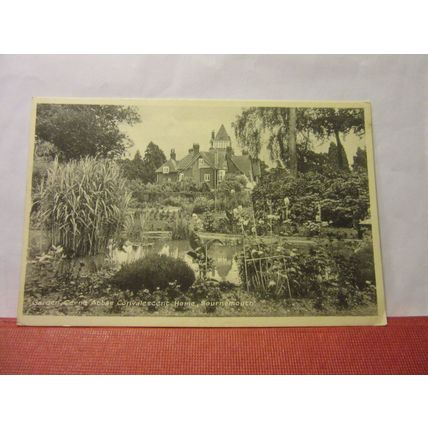 CERNE ABBAS CONVALESCENT HOME, BOURNEMOUTH, DORSET used postcard 1955 pm =