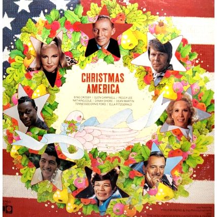 Christmas America LP Vinyl Record DEAN MARTIN / BING CROSBY / NAT KING COLE (P7)