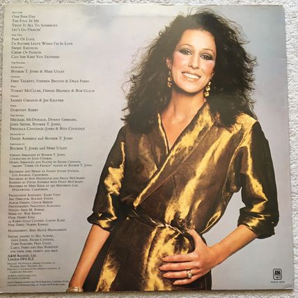 RITA COOLIDGE - SATISFIED (VINYL LP, 1979)