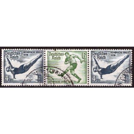 ZAYIX Germany B83-B84 Used Semi-Postal Sports Diving Soccer Games 042523SM09