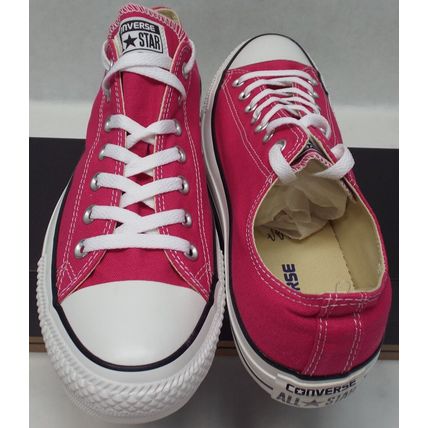New Mens 9 Converse Chuck Taylor CT OX Cosmos Pink Canvas Shoes $55 144806F