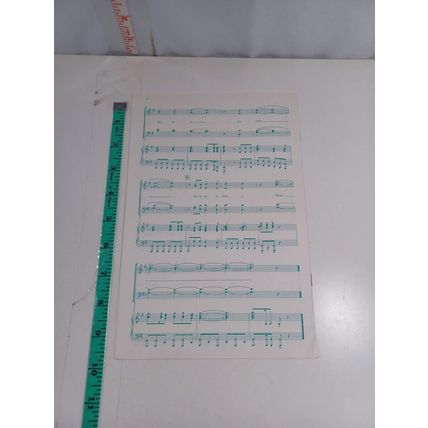 Unto US by brian carr Royal Christmas Vintage Sheet Music 1986