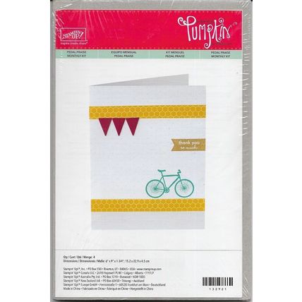 Stampin’ Up! Paper Pumpkin Pedal Praise 132921 Refill Kit New Sealed Package