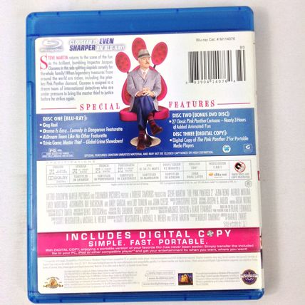 The Pink Panther 2 - 2009 - 3 Disc Combo Set - Blu/ray DVD - Used