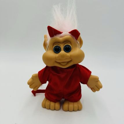Vintage Russ Troll Devil Doll Halloween 8in 1991 Rare Retro Collectible Figurine